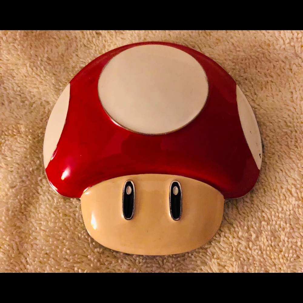 Super Mario Mushroom Belt Buckle